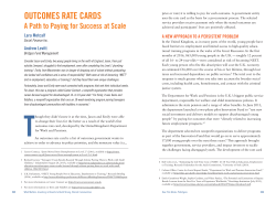 outcomes rate cards - Investing in Results