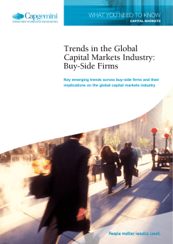 Trends in the Global Capital Markets Industry: Buy