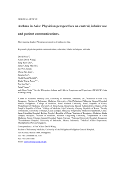 Physician-patient communications - Aberdeen University Research