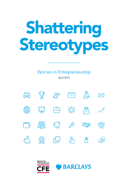 this report - The Centre for Entrepreneurs