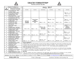 or click here to the calendar - The Basics Gracie Jiu