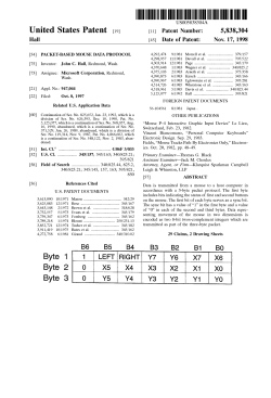 Byte 2 0 X5 X4 X3 X2 X1 X0 Byte 3 0 Y5 Y4 Y3 Y2 Y1 Y0