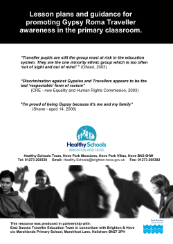 Lesson plans and guidance for promoting Gypsy Roma Traveller