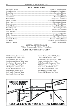 easy access to stock show grounds