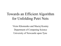 Towards an Efficient Algorithm for Unfolding Petri Nets