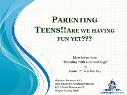 Parenting Teens!!Are we having fun yet???