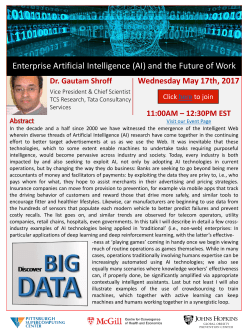 Enterprise Artificial Intelligence (AI) and the Future of Work