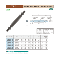 TURN BUCKLES, DOUBLE-END