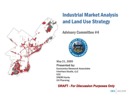 Industrial Market Analysis and Land Use Strategy
