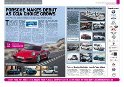 porsche makes debut as ccia choice grows