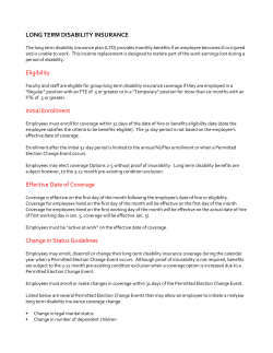 Long Term Disability Insurance