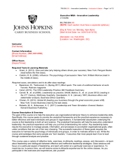 Career Development and Lifestyle Planning