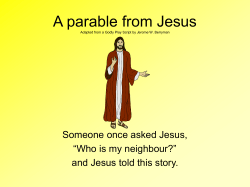 The Good Samaritan
