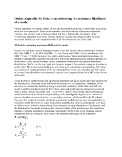 Online Appendix S4. Details on estimating the maximum