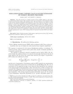 Simulation-based uniform value function estimates of Markov