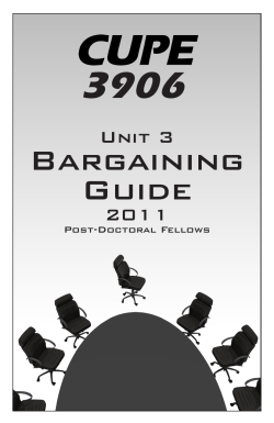 Bargaining Guide