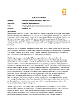 Revised TOR for Regional Emergency