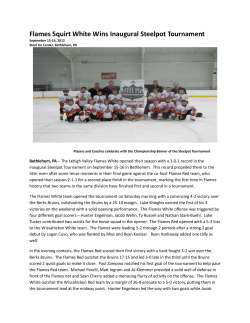 Flames Squirt White Wins Inaugural Steelpot Tournament