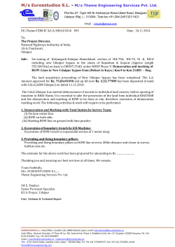 IEReport/895_demarkation marking of ROW Lines in New Udaipur