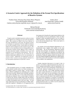 A Scenario-Centric Approach for the Definition of the Formal Test