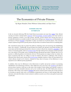 The Economics of Private Prisons