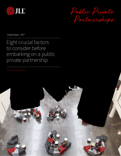 Public Private Partnerships