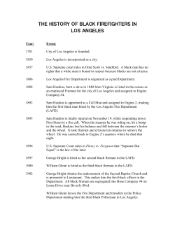 history of black firefighters in - The African American Firefighter