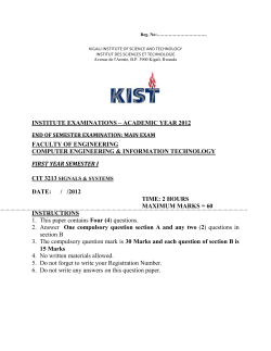 Main Y1 SemI Signal.. - UR - College of Science and Technology