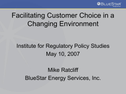 Pegasus Capital Site Visit Presentation