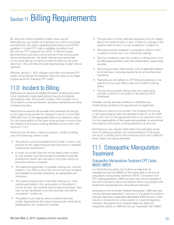 Section 11: Billing Requirements