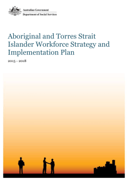 DSS Aboriginal and Torres Strait Islander Workforce Strategy and