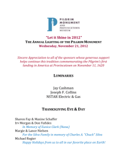 Let it Shine in 2012 - Pilgrim Monument and Provincetown Museum