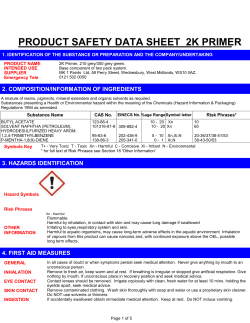 8. exposure controls / personal protection