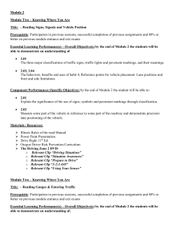 Knowing Where you Are