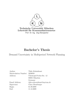 Demand Uncertainty in Multiperiod Network Planning Models