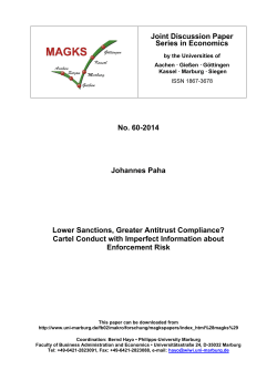 Lower Sanctions, Greater Antitrust Compliance?