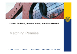 Matching Pennies