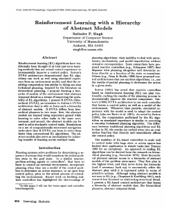 1992-Reinforcement Learning with a Hierarchy of Abstract Models