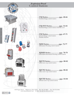 Explosion-Proof Control Stations
