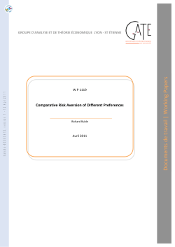 Comparative risk aversion of different preferences