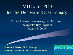 Median Ambient PCB Concentrations Stage 1