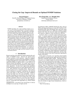 Closing the Gap: Improved Bounds on Optimal POMDP Solutions