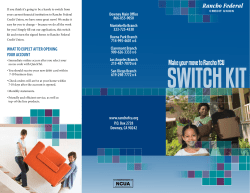 Make your move to Rancho FCU - Rancho Federal Credit Union