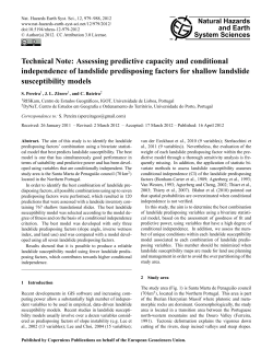 Assessing predictive capacity and conditional independence