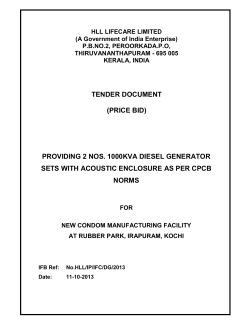 tender document (price bid) providing 2 nos