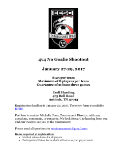 Eagle Express Soccer Club 4v4 No Goalie Shootout Tournament