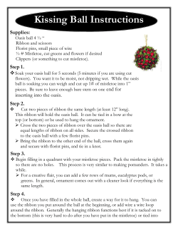 Kissing Ball Instructions