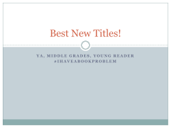 Best New Titles!