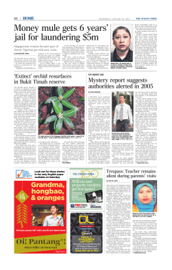 Money mule gets 6 years` jail for laundering $5m