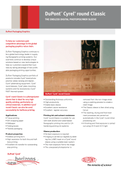 DuPont&trade; Cyrel&reg; round Classic